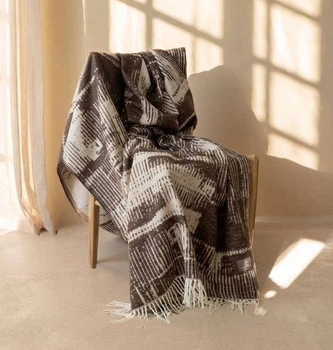 Турецкий плед-покрывало First Choice DAILY 200×220 см Manora BROWN