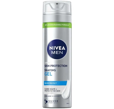 Гель NIVEA для бритья 200 мл Silver Protect