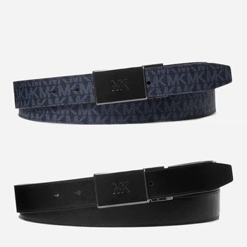 Ремень мужской Michael Kors 883557529 One Size (139 см) Черный/Синий (1162537325)