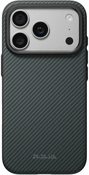 Чохол для смартфона Apple iPhone 18 Pro/17 Pro Pitaka Summa Case MagSafe Black-Grey (KI1801SP)