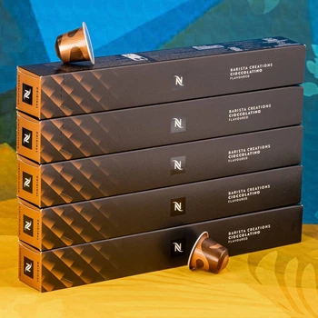 Набор кофе в капсулах Nespresso Cioccolatino — 50 капсул, для кофемашин Nespresso