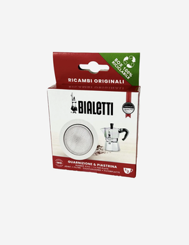 Ремкомплект Bialetti La Mokina, 1/2 чашки: уплотнитель + сито