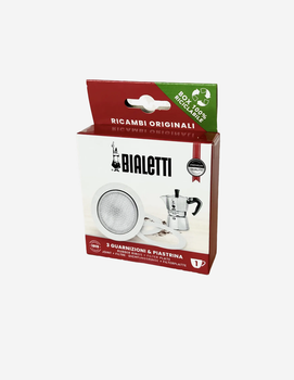 Ремкомплект Bialetti, 1 чашка: 3 уплотнителя + сито