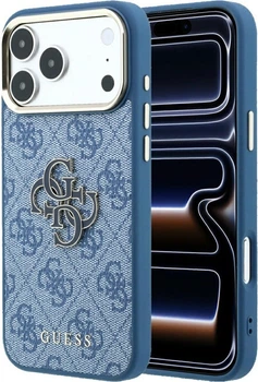 Чохол для смартфона Guess 4G & Big Resin Logo для Apple iPhone 18 Pro Max / Apple iPhone 17 Pro Max Light Blue (3666339653712)