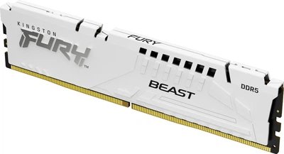 Пам'ять DDR5 16GB 6000MHz PC5-48000 Kingston FURY Beast White (XMP/EXPO) (CL30-36-36)