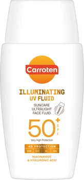 Ультралегкий сонцезахисний флюїд для обличчя Carroten Illuminating SPF 50+ 40 мл (5201314206965)