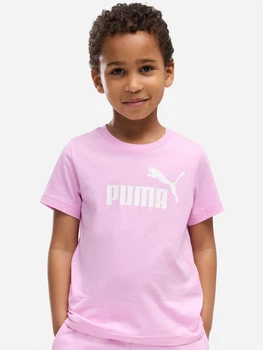 Детская футболка для девочки Puma Essentials No. 1 Logo 68493045 104-110 см Розовая (4070033329979)