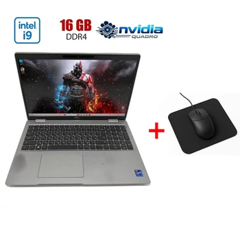 Мобільна робоча станція Б-клас Dell Precision 3561 / 15.6" (3840x2160) IPS / Intel Core i9-11950H (8 (16) ядер по 2.1 - 5.0 GHz) / 16 GB DDR4 / 512 GB SSD / nVidia Quadro T600, 4 GB GDDR6, 128-bit / WebCam б/в + Подарунок Мишка та килимок