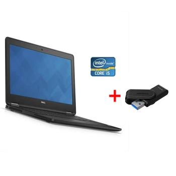 Нетбук Dell Latitude 12 E7270 / 12.5" (1366x768) TN / Intel Core i7-6600U (2 (4) ядра по 2.6 - 3.4 GHz) / 8 GB DDR4 / 128 GB SSD / Intel HD Graphics 520 / WebCam / Win 10 Pro б/в + Подарунок Флеш-накопичувач Kingston DataTraveler Exodia S 64GB
