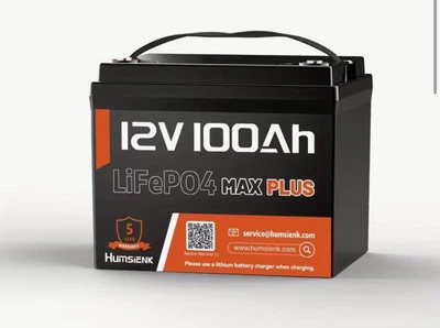 Акумулятор Humsienk 100Ah MAX LiFePO4 12V