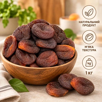 Курага натуральна темна (шоколадна) — 1 кг