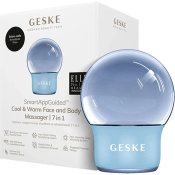 Массажер для лица GESKE Cool&Warm Face and Body Massager 7в1 Aquamarine (HB0296) [176744]