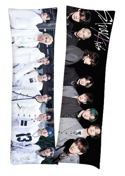 Дакимакура 150 х50 см Хёнджин Минхо Джисон Бан Чан Стрей Кидс Stray Kids Подушка с двухсторонней наволочкой