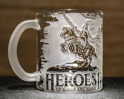 Чашка з гравіюванням Heroes of Might and Magic III Герої Магії і Меча 3 300 мл