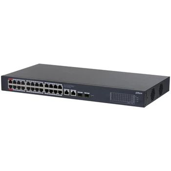 Керований PoE комутатор Dahua DH-CS4228-24GT-240 з 24 портами PoE (301509)