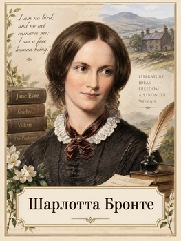 Портрет "Шарлотта Бронте", розмір 30х40 - А3
