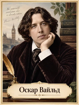 Портрет "Оскар Вайльд", розмір 30х40 - А3