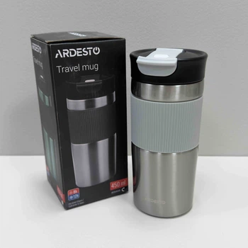 Термочашка 450 мл Ardesto Comfort AR2645CML серая