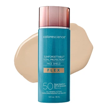 Тонирующий солнцезащитный флюид для лица Colorescience Total Protection Face Shield Flex SPF 50 Fair 55 мл (0906)