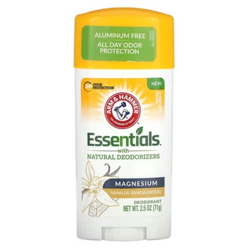 Дезодорант Arm & Hammer Essentials магній, ваніль і сандалове дерево, 71 г