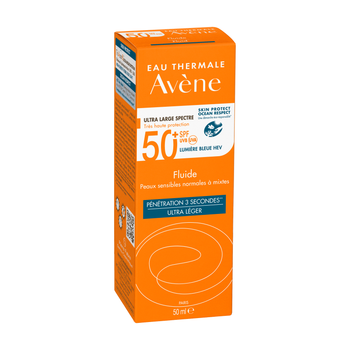 Денний флюїд для обличчя з SPF 50+ Avène Triasorb Photo-Protecteur, 50 мл