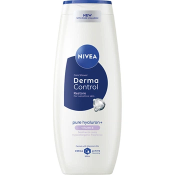 Гель для душу для чутливої шкіри Nivea Derma Control Restore Care, 250 мл