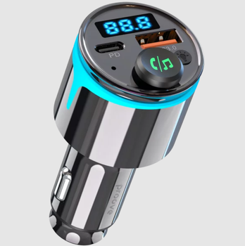 FM-модулятор Proove Nexus QC3.0 + PD 30W Bluetooth 5.3 Type-C USB TF Hands Free, чорний