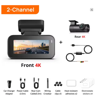 Відеореєстратор 70mai Dash Cam A900 Dual 4K + камера заднього виду 4K (RC44) + паркувальний кабель UP03