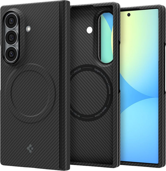 Etui plecki Spigen Air Skin Aramid (Mag Fit) do Samsung Galaxy Z Fold8 Ultra Black (8800337246438)