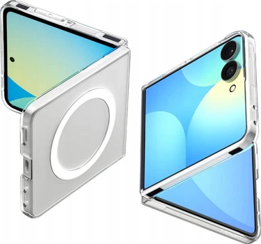 Etui plecki Spigen Air Skin (Mag Fit) do Samsung Galaxy Z Flip8 Clear White (8800337246544)