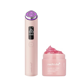 Набір рожевий Medicube Booster Pro X2 Pink + Collagen Jelly Cream 50 мл