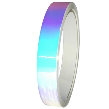 Обмотка обруча Tuloni Holographic Tape 1.5 см х 33 м фіолетовий/небесно-блакитний