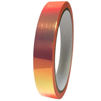 Обмотка обруча Tuloni Holographic Tape 1.5 см х 33 м кораловий
