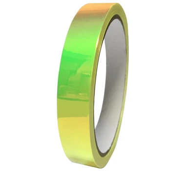 Обмотка обруча Tuloni Holographic Tape 1.5 см х 33 м лайм