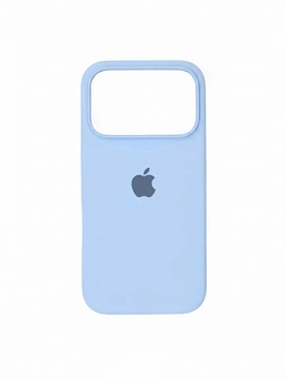Чохол для iPhone 18 Pro силіконовий Soft-touch Silicone Case Full Size (AA) Light Blue