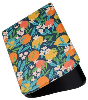 Чохол (обкладинка) на PocketBook 629 Verse Mist Grey з принтом (7707038) Orange Fruit