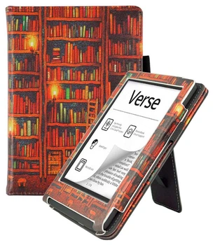 Чохол (обкладинка) на PocketBook 629 Verse Mist Grey з ремінцем для руки та підставкою "Магнолія", "Бібліотека" (7707036) Інше