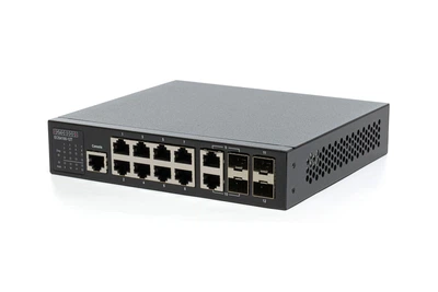 Комутатор Edge-core ECS4100-12T (L2, 8x10/100/1000Base-T, 4x1G SFP)