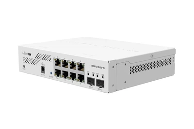 Комутатор MikroTik CSS610-8G-2S+IN (8) 10/100/1000, (2) SFP+, 56 Gbps, 41.7 Mpps, 24V, 0.8А