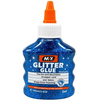 Клей декоративний "Металлік Glitter" DSCN4619(Blue) 100 мл
