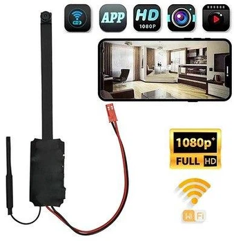 Міні камера WiFi з гнучким шлейфом 1080P, підтримка віддаленого перегляду з нічним баченням