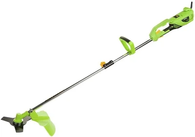 Садовый триммер Gartner BCE-1720 K мощностью 1700Вт, с леской 38 см и ножом 25,5 см, весом 4,8 кг.