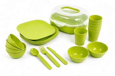 Набір для пікніку Ucsan Plastik M-751 на 6 персон 38 предметів