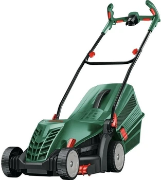 Електрична газонокосарка Bosch UniversalRotak 37-555, 1400 Вт, ширина скошування 37 см, об'єм травозбірника 40 л, регулювання висо