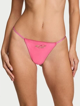 Трусики стринги женские Victoria's Secret 207525189 XL Розовые (1162643896)