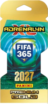 Набір колекційних карток Panini FIFA 365 Adrenalyn XL 2027 Blister Gold (8051708037227)