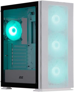 Корпус 2E GAMING Virtus Neo G3301NW без БЖ 2xUSB3.0, 1xUSB2.0, 3x140мм ARGB, 1x120мм ARGB, VGA 340мм, LCS ready, контроллер с пультом, TG боковая панель, ATX, белый.