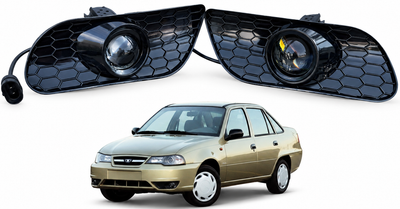 Светодиодные Led ПТФ противотуманные фары Daewoo Nexia,Нексия,управление через телефон