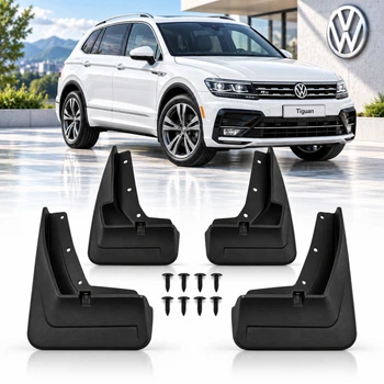 Бризковики для Volkswagen Tiguan Allspace R-Line 2019-2024 Модельні Комплект 4 шт версія R-Line (OEM: 5NA075111A, 5NA075101)