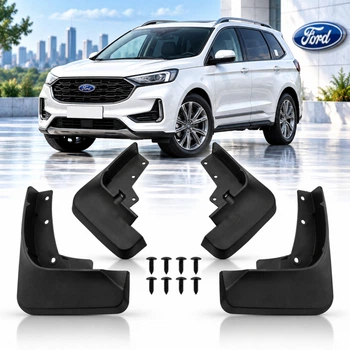 Бризковики для Ford Edge Plus 2021-2022 Модельні Комплект 4 шт (OEM: FT4Z-16A550-AA, KT4Z-16A550-AA)